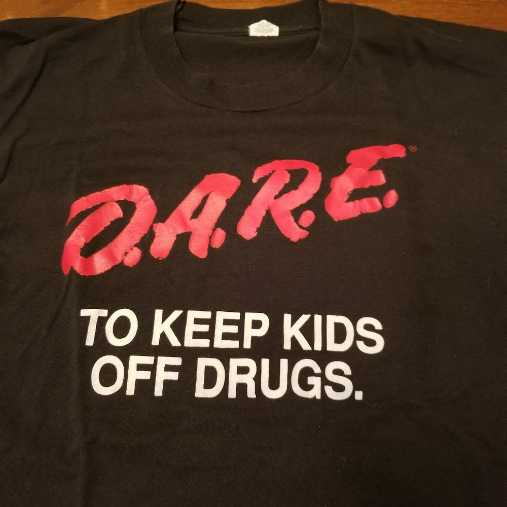 Vintage D.A.R.E. youth shirt.